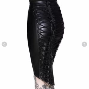 Cuts Like A Knife Midi Skirt